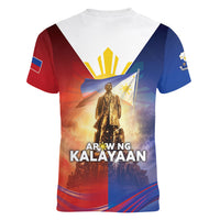 Philippines Women V-Neck T-Shirt Maligayang Araw Ng Kalayaan