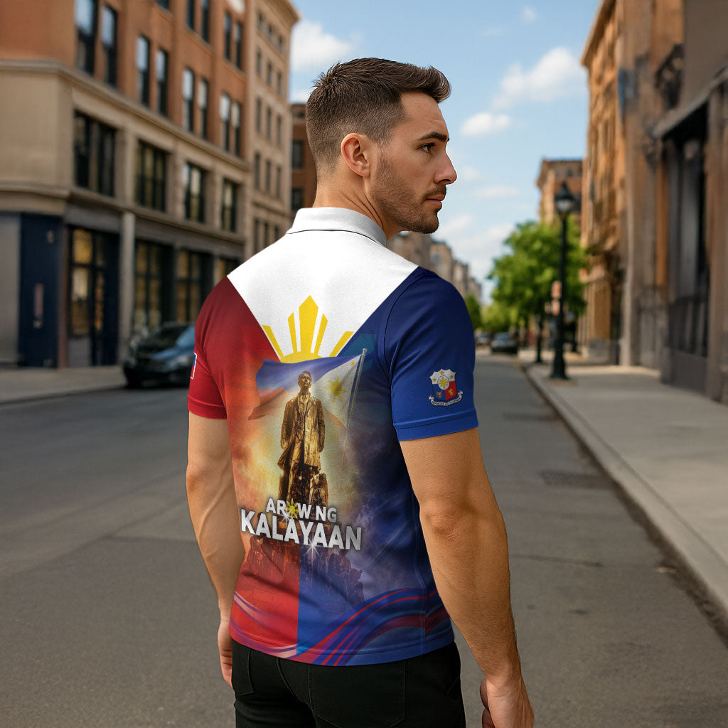 Philippines Zipper Polo Shirt Maligayang Araw Ng Kalayaan