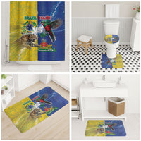 Brazil And Haiti Football Bathroom Set Jaguar With Kanson Wouj Special Style