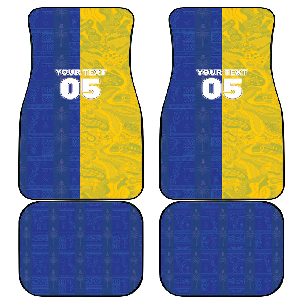 Custom Brazil And Haiti Football Car Mats Jaguar With Kanson Wouj Special Style