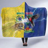 Brazil And Haiti Football Hooded Blanket Jaguar With Kanson Wouj Special Style