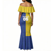 Custom Brazil And Haiti Football Mermaid Dress Jaguar With Kanson Wouj Special Style