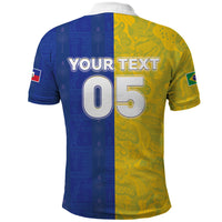 Custom Brazil And Haiti Football Polo Shirt Jaguar With Kanson Wouj Special Style