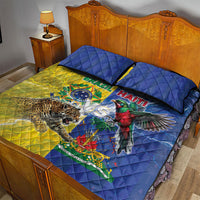 Brazil And Haiti Football Quilt Bed Set Jaguar With Kanson Wouj Special Style