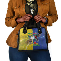 Brazil And Haiti Football Shoulder Handbag Jaguar With Kanson Wouj Special Style