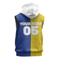Custom Brazil And Haiti Football Sleeveless Hoodie Jaguar With Kanson Wouj Special Style