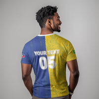 Custom Brazil And Haiti Football T shirt Jaguar With Kanson Wouj Special Style