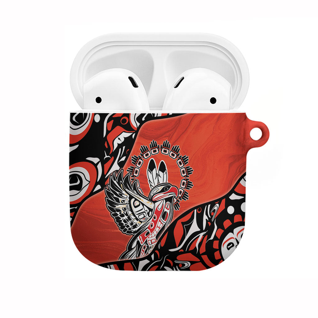 Canada National Indigenous Peoples Day AirPods Case Haida Art Eagle