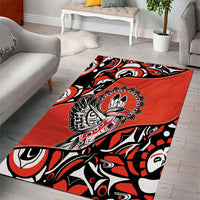 Canada National Indigenous Peoples Day Area Rug Haida Art Eagle