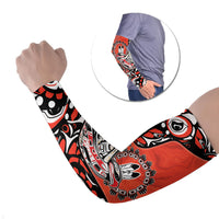 Canada National Indigenous Peoples Day Arm Sleeves Haida Art Eagle