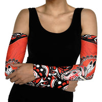 Canada National Indigenous Peoples Day Arm Sleeves Haida Art Eagle