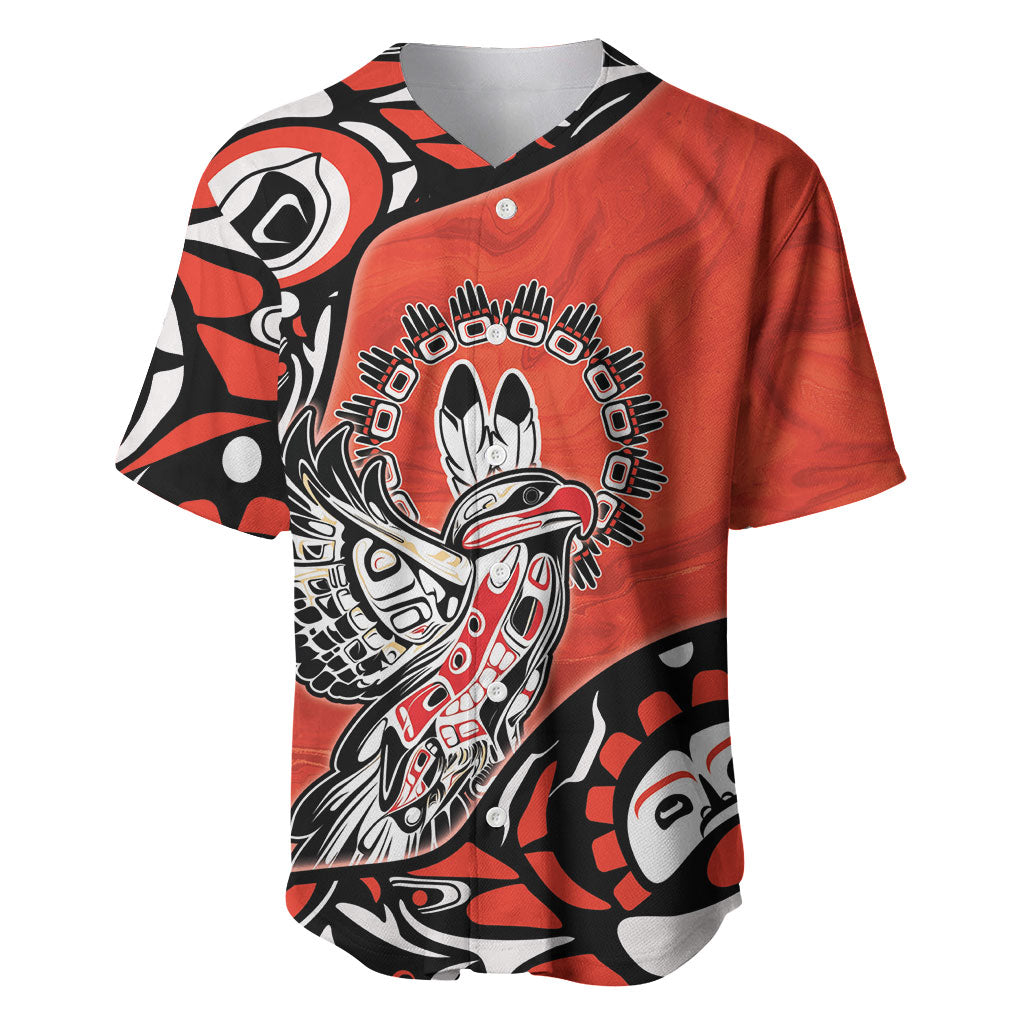 Canada National Indigenous Peoples Day Baseball Jersey Haida Art Eagle