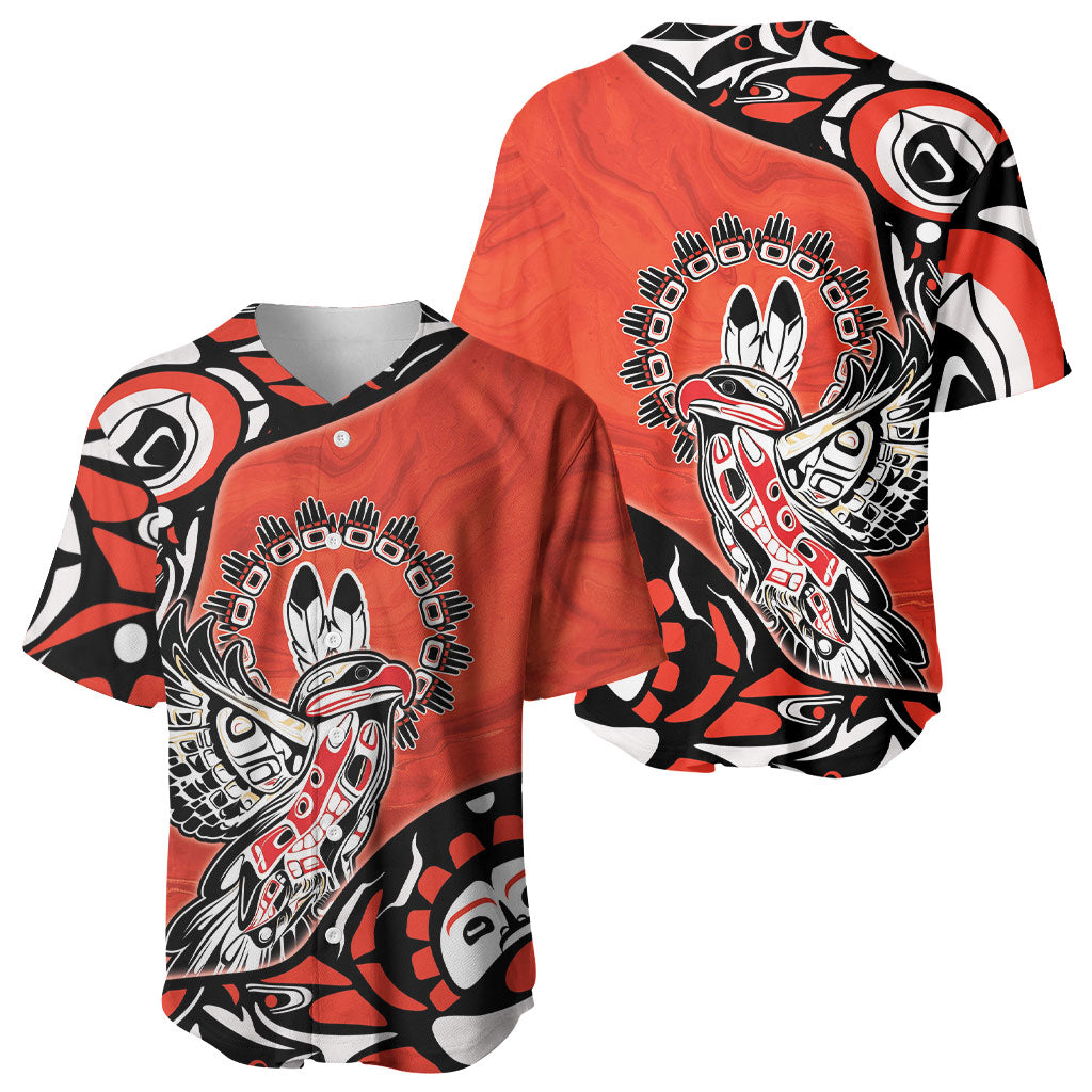 Canada National Indigenous Peoples Day Baseball Jersey Haida Art Eagle