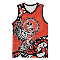 Canada National Indigenous Peoples Day Basketball Jersey Haida Art Eagle