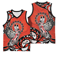 Canada National Indigenous Peoples Day Basketball Jersey Haida Art Eagle