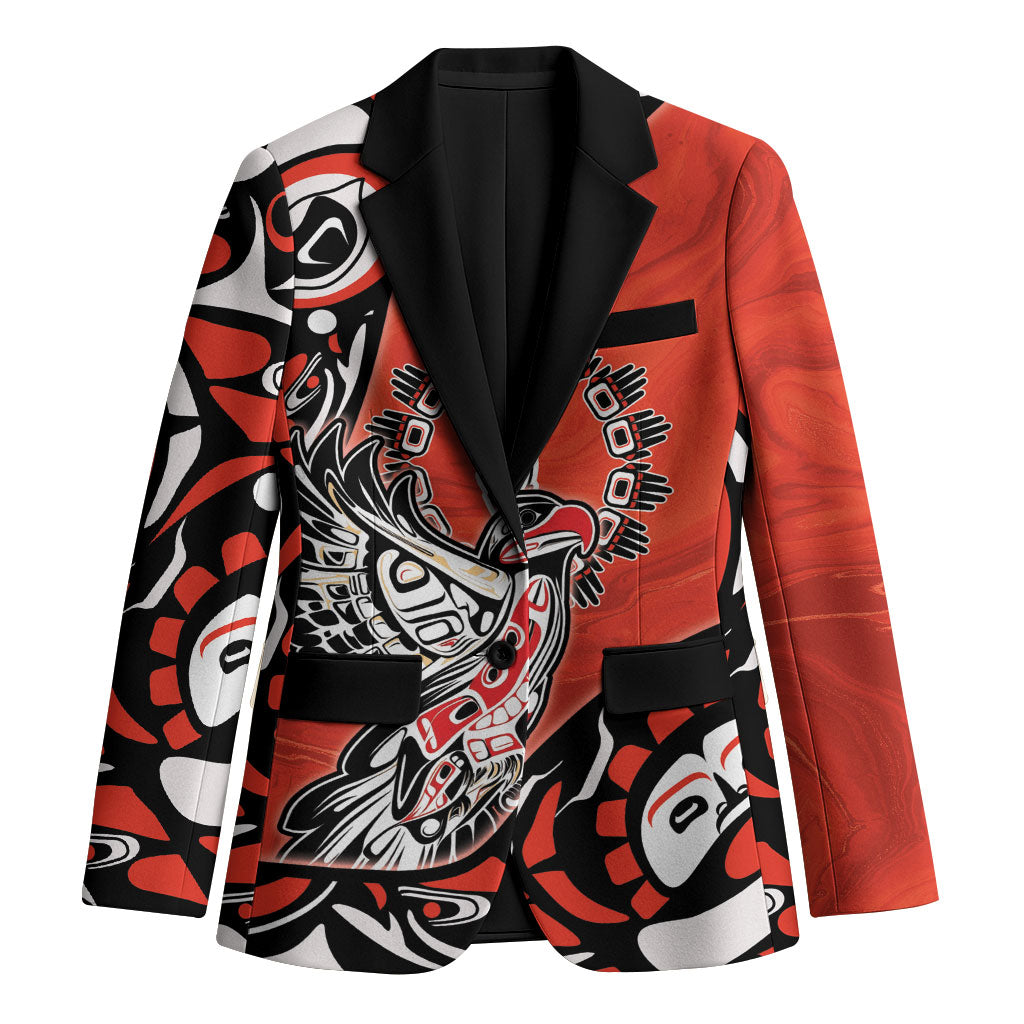 Canada National Indigenous Peoples Day Blazer Haida Art Eagle