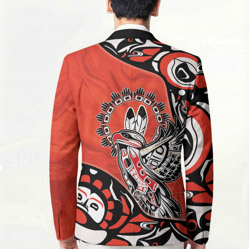 Canada National Indigenous Peoples Day Blazer Haida Art Eagle