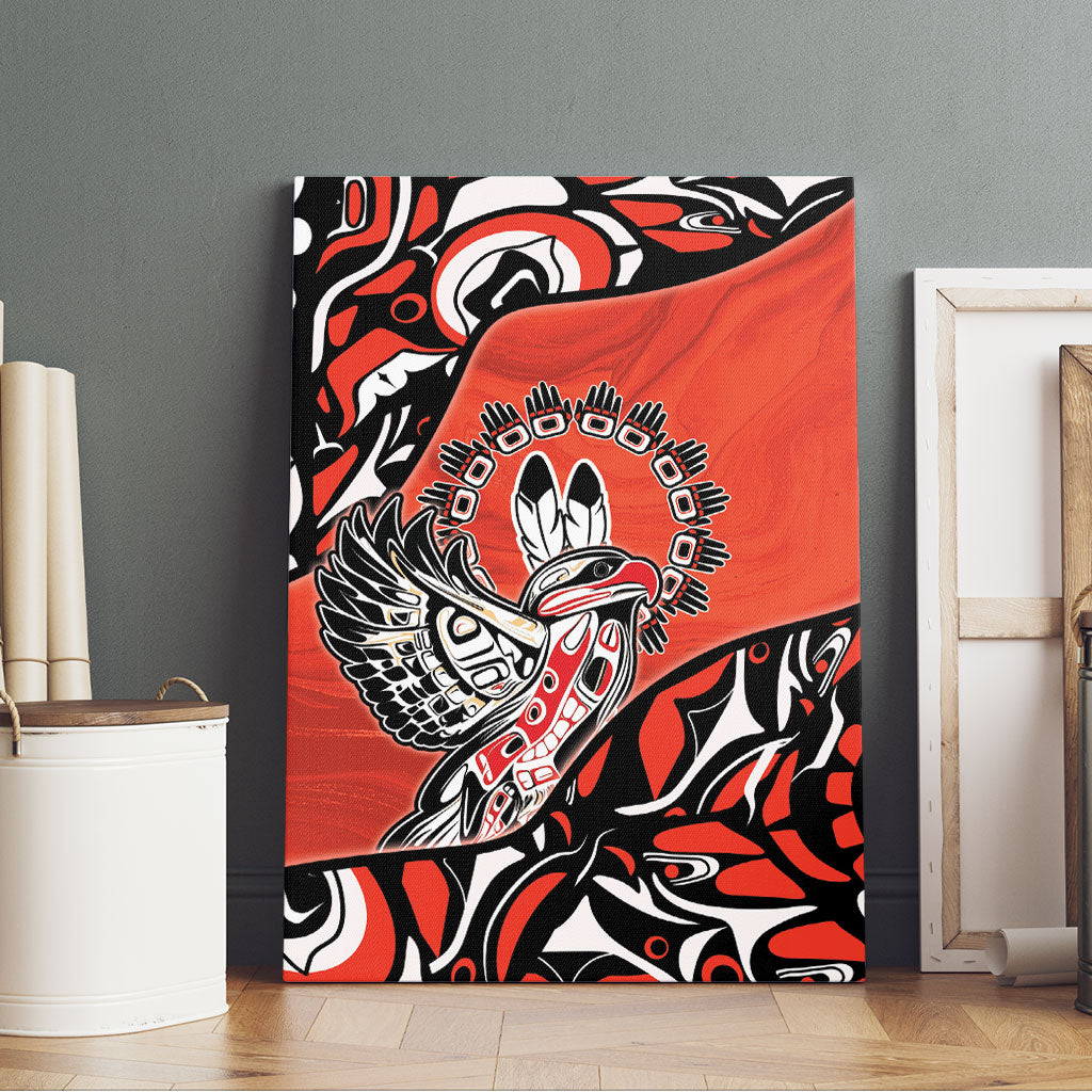 Canada National Indigenous Peoples Day Canvas Wall Art Haida Art Eagle
