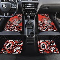 Canada National Indigenous Peoples Day Car Mats Haida Art Eagle