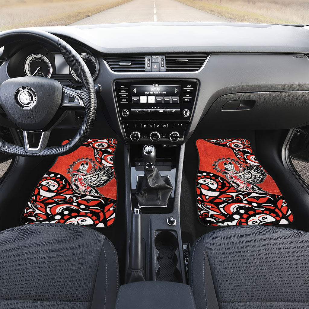 Canada National Indigenous Peoples Day Car Mats Haida Art Eagle