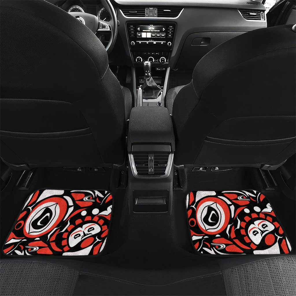 Canada National Indigenous Peoples Day Car Mats Haida Art Eagle