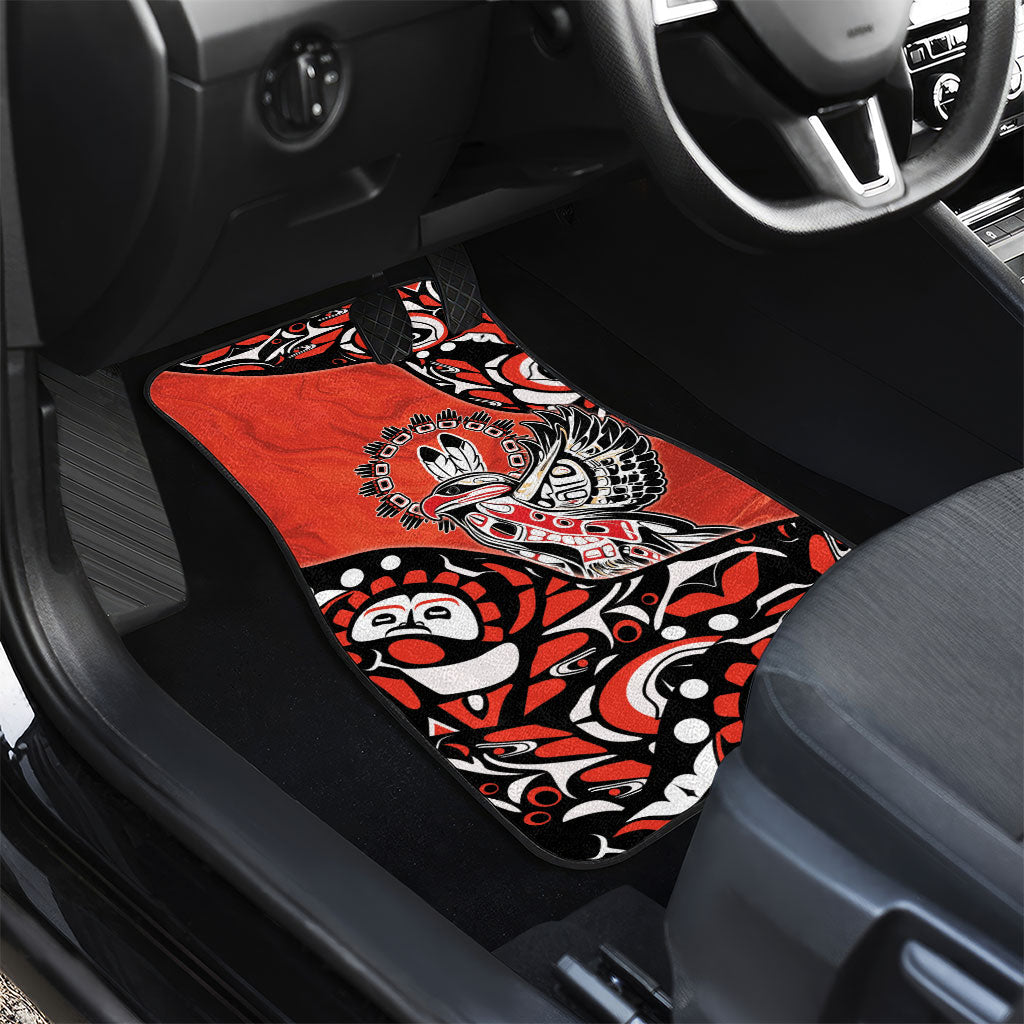 Canada National Indigenous Peoples Day Car Mats Haida Art Eagle