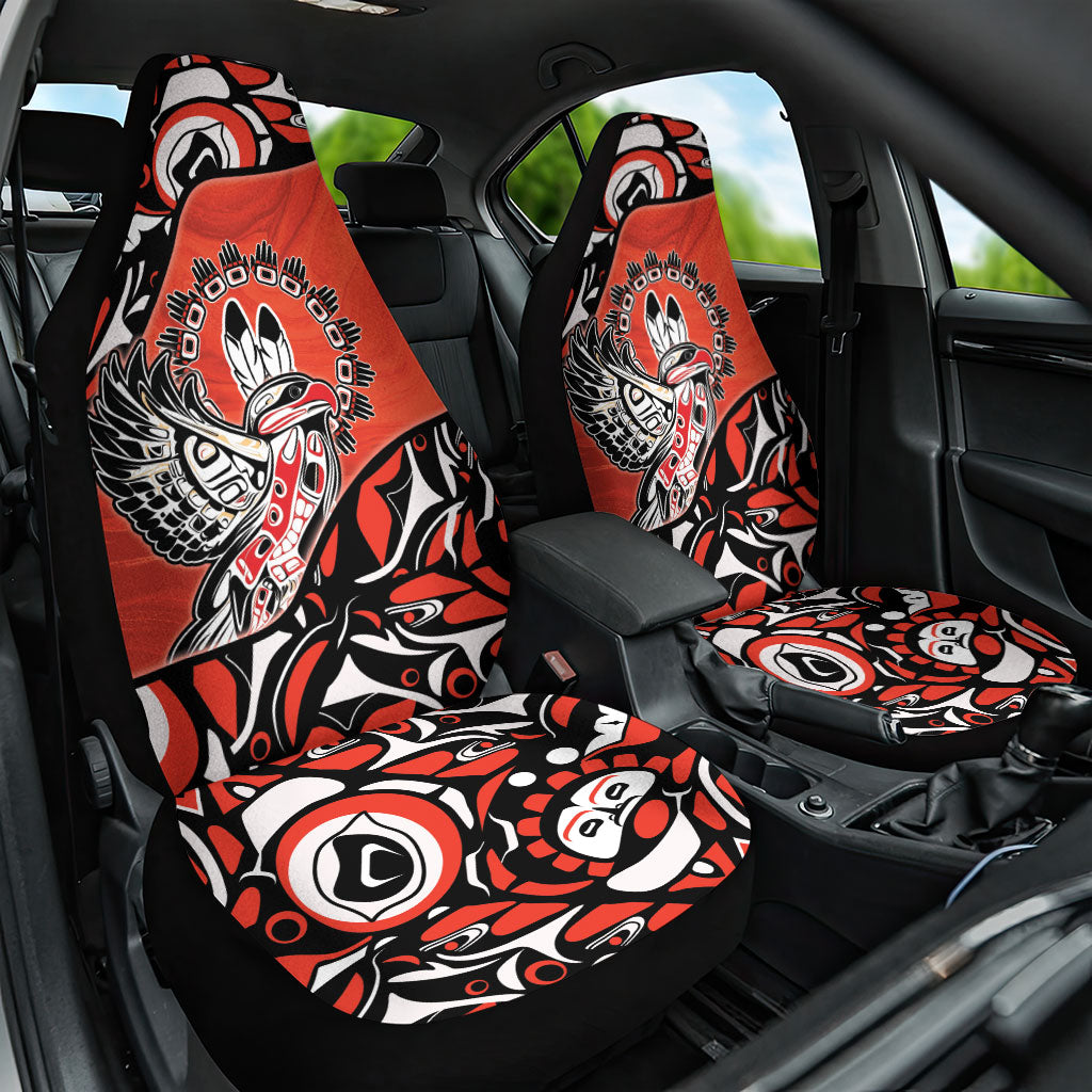 Canada National Indigenous Peoples Day Car Seat Cover Haida Art Eagle