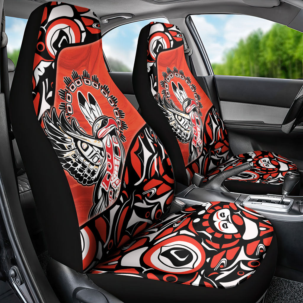 Canada National Indigenous Peoples Day Car Seat Cover Haida Art Eagle