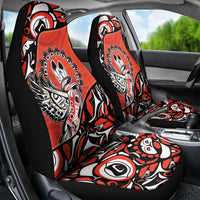 Canada National Indigenous Peoples Day Car Seat Cover Haida Art Eagle