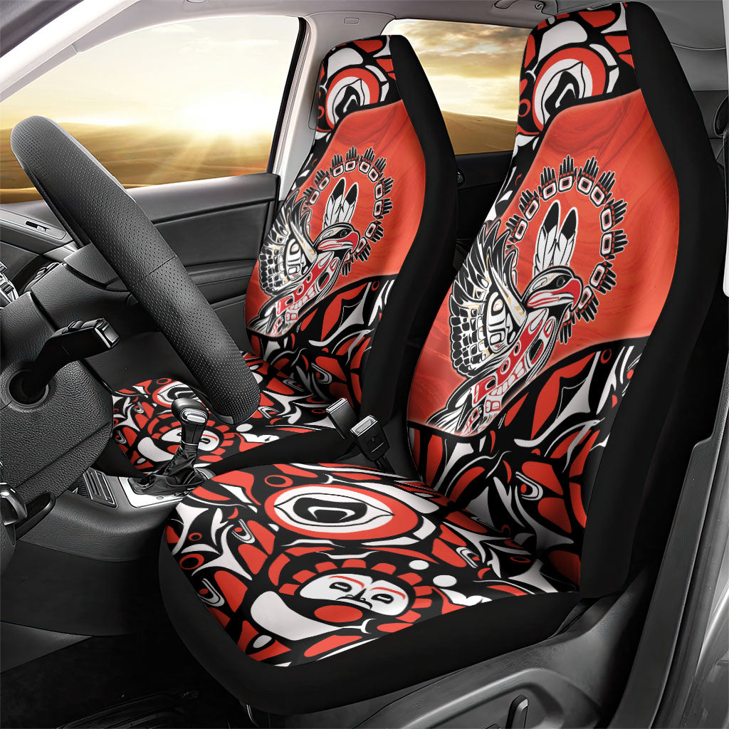 Canada National Indigenous Peoples Day Car Seat Cover Haida Art Eagle