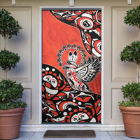 Canada National Indigenous Peoples Day Door Cover Haida Art Eagle