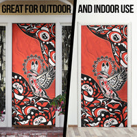Canada National Indigenous Peoples Day Door Cover Haida Art Eagle