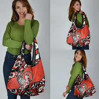 Canada National Indigenous Peoples Day Grocery Bag Haida Art Eagle