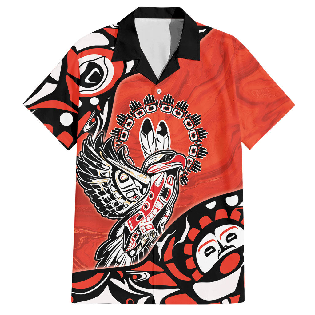 Canada National Indigenous Peoples Day Hawaiian Shirt Haida Art Eagle