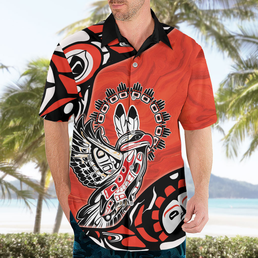 Canada National Indigenous Peoples Day Hawaiian Shirt Haida Art Eagle