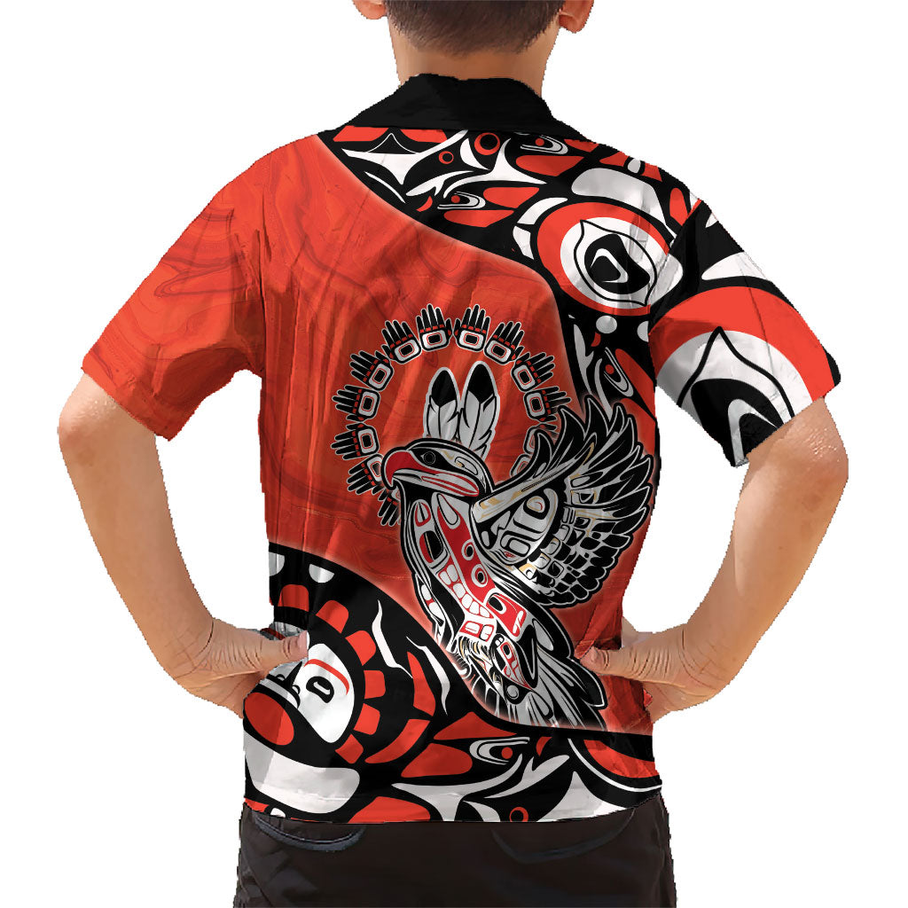 Canada National Indigenous Peoples Day Hawaiian Shirt Haida Art Eagle