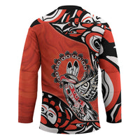 Canada National Indigenous Peoples Day Hockey Jersey Haida Art Eagle