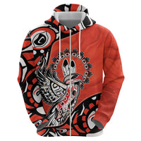 Canada National Indigenous Peoples Day Hoodie Haida Art Eagle