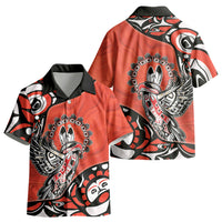 Canada National Indigenous Peoples Day Kid Hawaiian Shirt Haida Art Eagle LT05