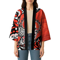Canada National Indigenous Peoples Day Kimono Haida Art Eagle