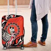 Canada National Indigenous Peoples Day Luggage Cover Haida Art Eagle