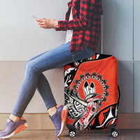 Canada National Indigenous Peoples Day Luggage Cover Haida Art Eagle