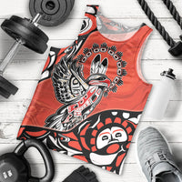 Canada National Indigenous Peoples Day Men Tank Top Haida Art Eagle