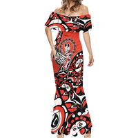 Canada National Indigenous Peoples Day Mermaid Dress Haida Art Eagle