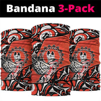Canada National Indigenous Peoples Day Neck Gaiter Haida Art Eagle