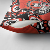 Canada National Indigenous Peoples Day Pillow Cover Haida Art Eagle