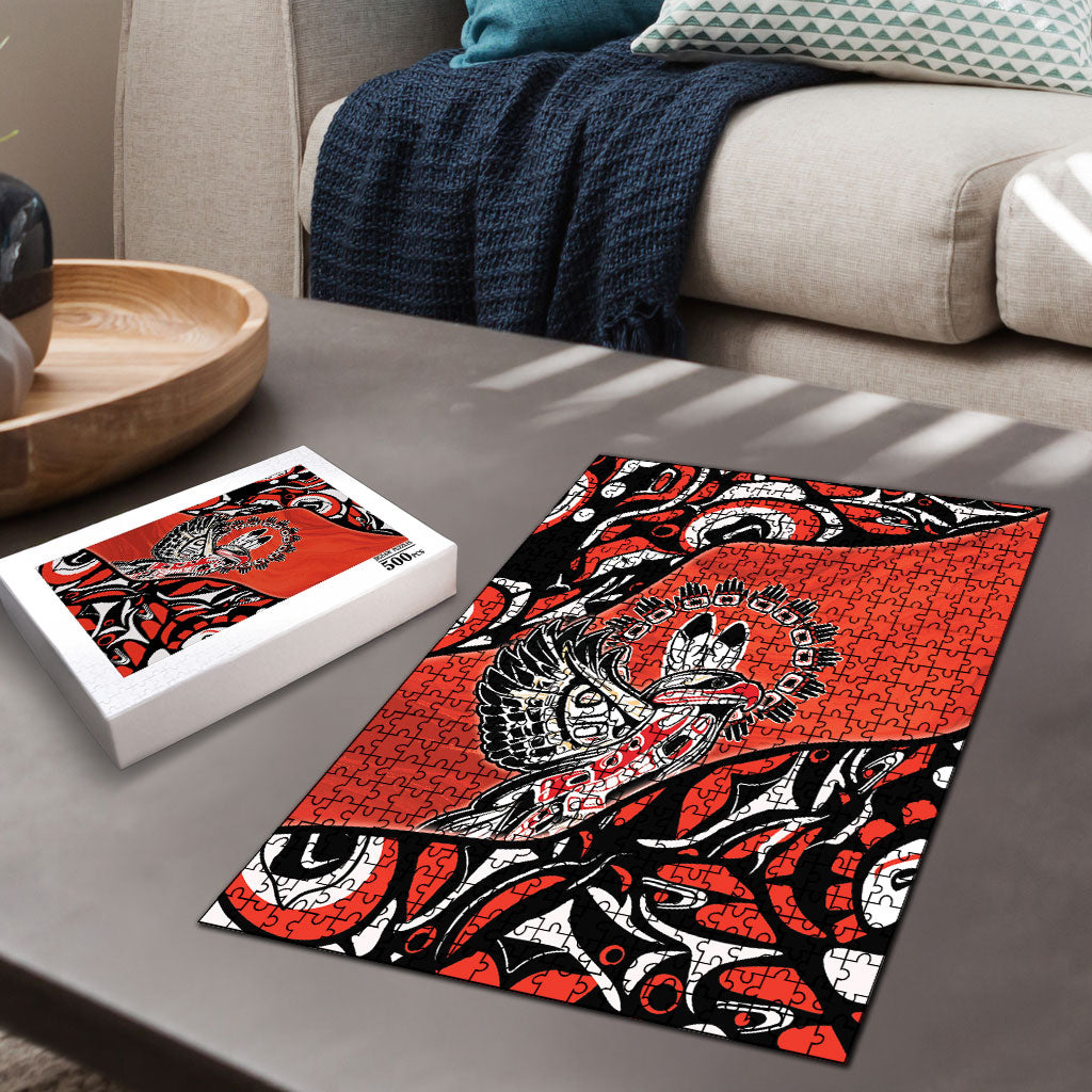 Canada National Indigenous Peoples Day Puzzle Haida Art Eagle