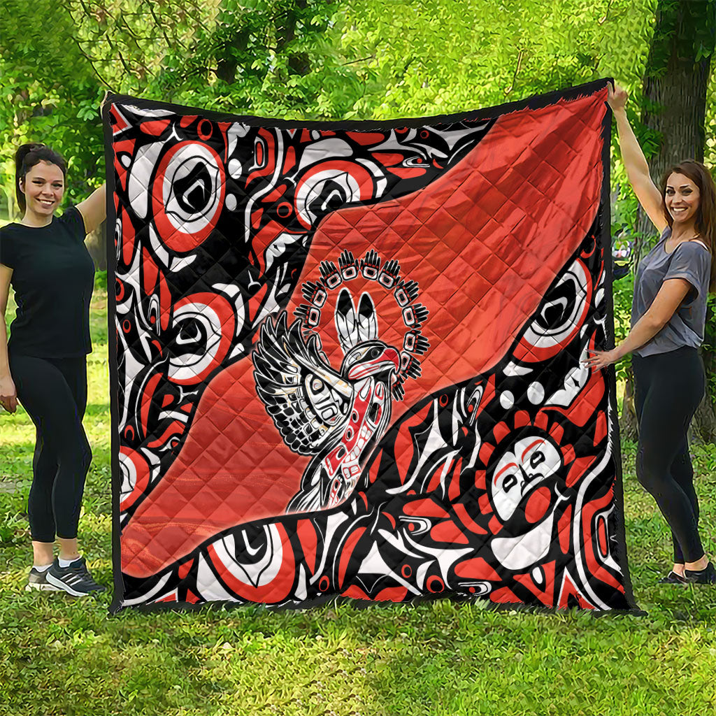 Canada National Indigenous Peoples Day Quilt Haida Art Eagle