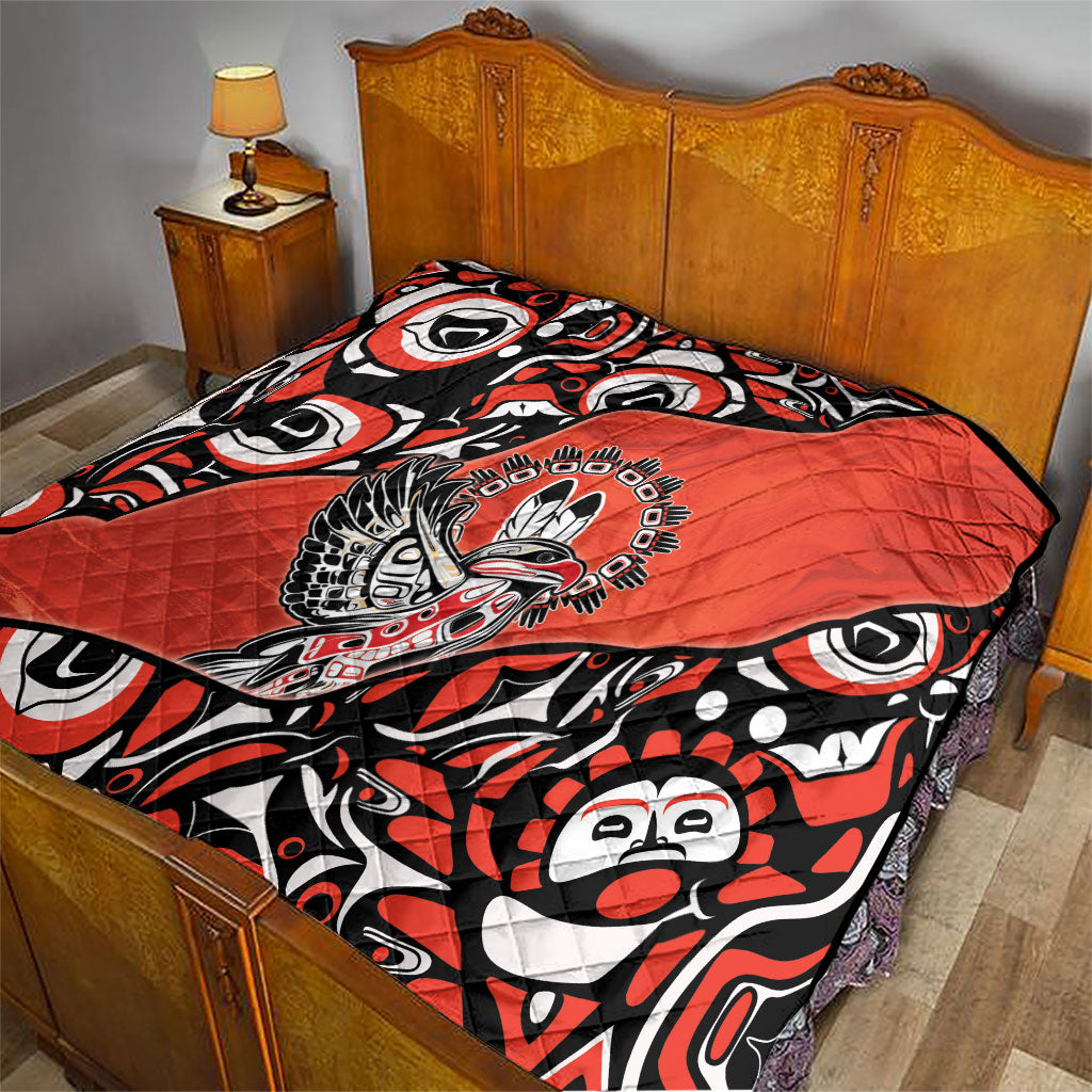 Canada National Indigenous Peoples Day Quilt Haida Art Eagle