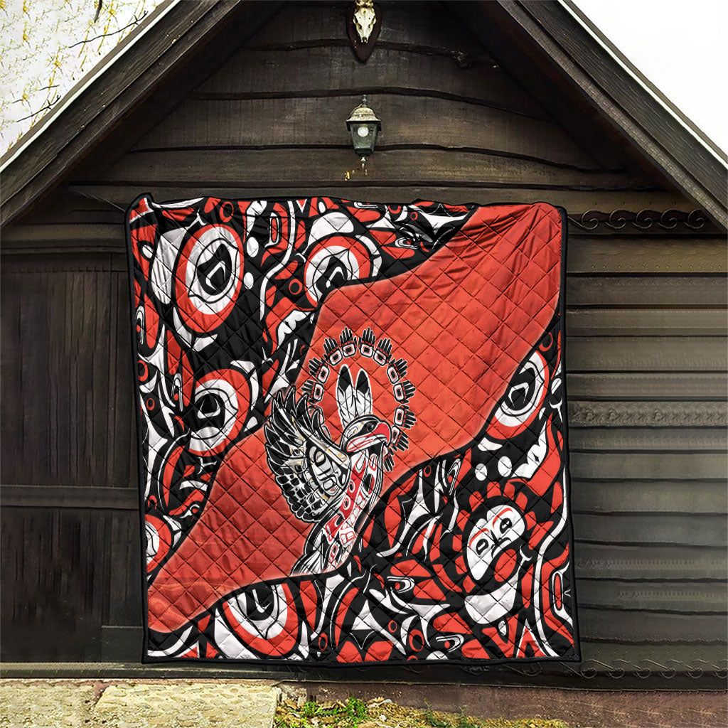 Canada National Indigenous Peoples Day Quilt Haida Art Eagle